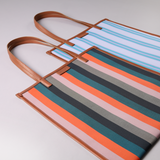 Leather Combination Tote<br>Multi Classic