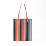 Leather Combination Tote<br>Multi Classic