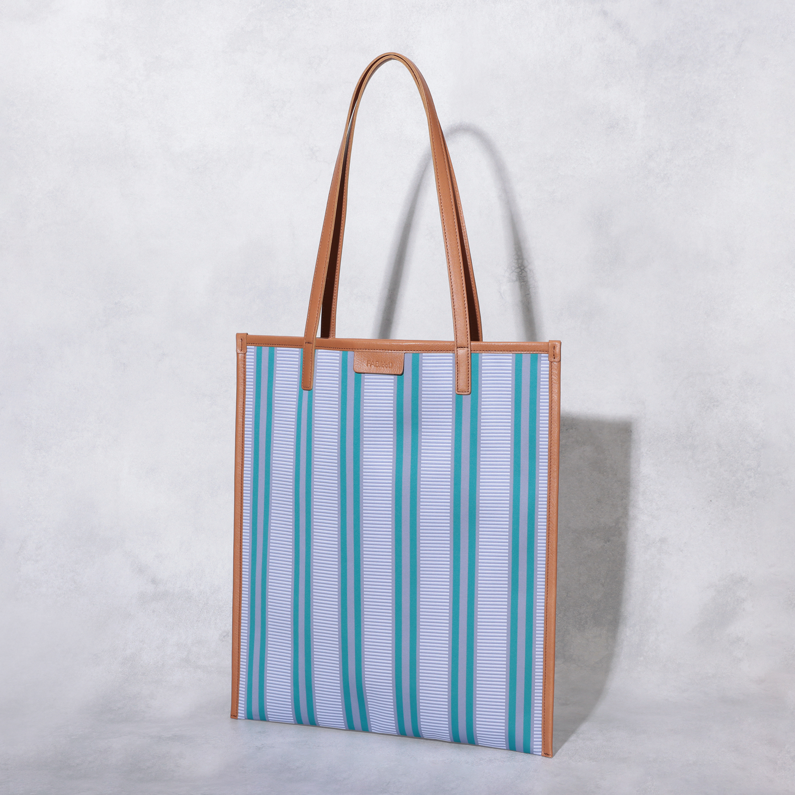 Leather Combination Tote Candy Soda – FAB.(dot)